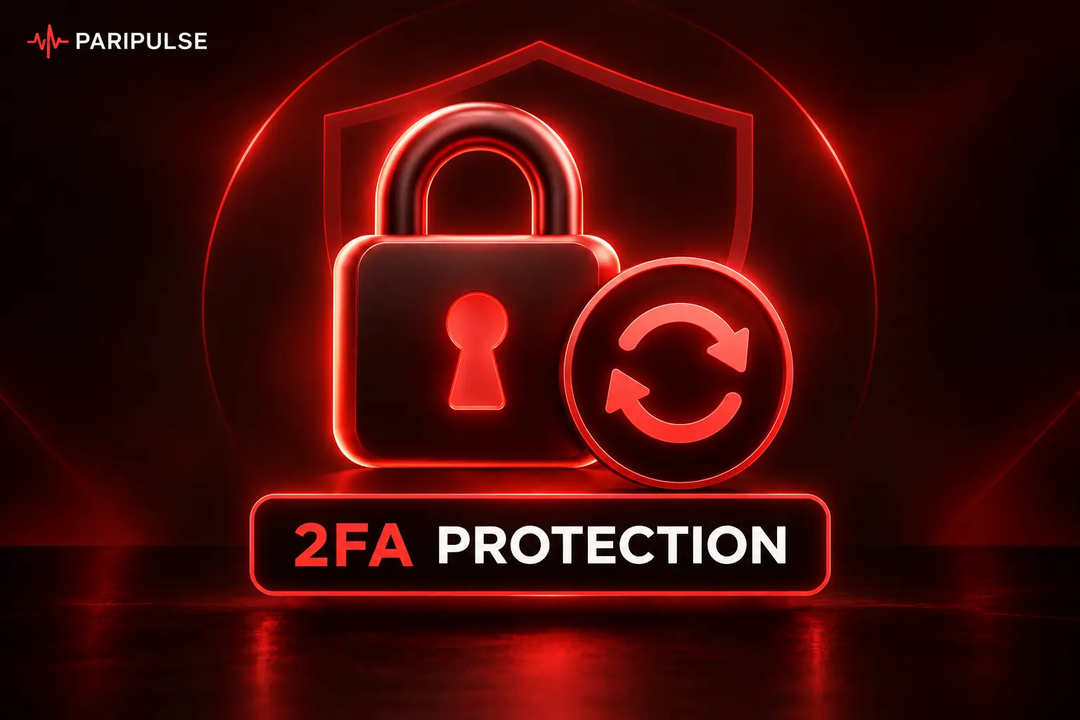Two-factor authentication protecting a Paripulse account login